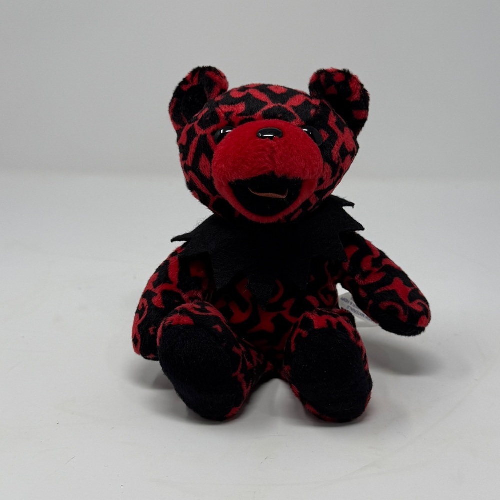 NWOT C.C. Rider Grateful Dead Liquid Blue Red Black Beanie Bear
